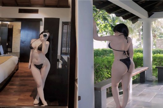 Thân mật với cô sugar baby da nâu đầy cuốn hút